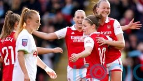 Arsenal thrash rivals Tottenham to boost Women’s Super League title hopes