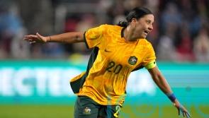 Chelsea’s Sam Kerr on target as Australia end England’s 30-game unbeaten streak