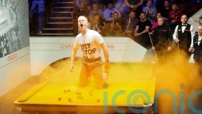 Protesters force stoppage at World Snooker Championship
