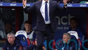 Sean Dyche frustrated after draw at Crystal Palace leaves Everton in drop zone