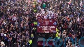 Jay Rodriguez revels in ‘surreal’ promotion as Burnley celebrate title