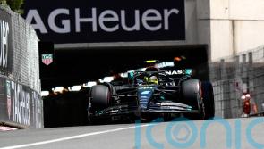 Toto Wolff unhappy as crane lifts Lewis Hamilton’s stricken car off Monaco track