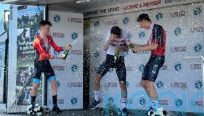 Teen Josh Tarling blows away field to become British men’s time trial champion