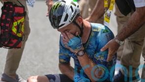 Mark Cavendish expects recovery to be ‘number of weeks’ after collarbone surgery