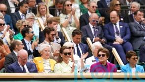 Kate watching Wimbledon ladies’ singles final from Royal Box