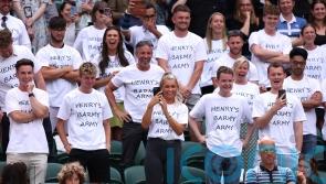 Henry Searle’s Barmy Army among those celebrating teenager’s Wimbledon victory