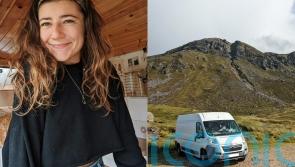 Designer who pays just £200 a month living in her van across UK and Ireland says she ‘wouldn’t change it for the world’