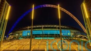 Chief executive says FA to review lighting Wembley arch as act of tribute