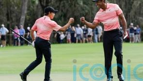 We just suck at putting – Tiger and Charlie Woods struggle in PNC Championship