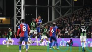 Late Danny Welbeck header earns Brighton a draw at Crystal Palace