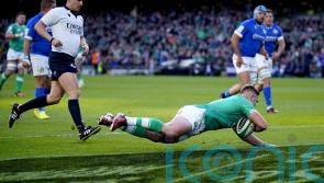 Jack Crowley opens international account as Ireland ease to win against Italy