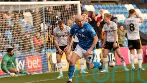 Paddy Madden’s added-time goal ends Stockport’s wait for a win