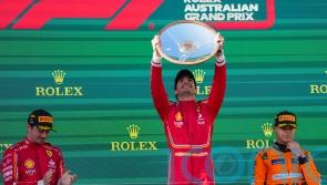 Ferrari&rsquo;s Carlos Sainz wins Australian Grand Prix after Max Verstappen retires