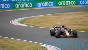 Max Verstappen sets the pace in Japan as Logan Sargeant crashes out