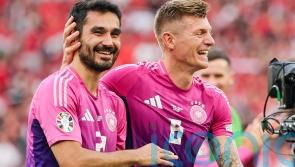 Germany reach last 16 as Scotland draw with Switzerland and Albania hold Croatia
