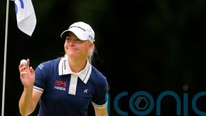 Charley Hull hit by late error as Amy Yang holds lead at Women’s PGA