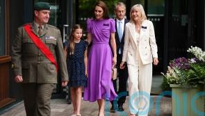 Kate attends Wimbledon men’s final with Princess Charlotte