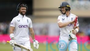Ben Duckett and Ollie Pope share another century stand for England