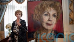 Irish President Michael D Higgins joins mourners at Edna O’Brien’s funeral