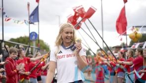 Olympic gold medallist given hero’s welcome home in Coleraine