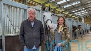 Jeremy Clarkson runner The Hawkstonian nearing racecourse bow