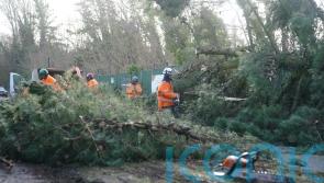 Hurricane force winds batter UK as millions warned to stay indoors