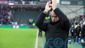 David Gray prises Hibernian’s Rocky Bushiri after late winner against Ayr