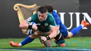 Hat-trick hero pays touching tribute to retiring Ireland legends he 'grew up watching'