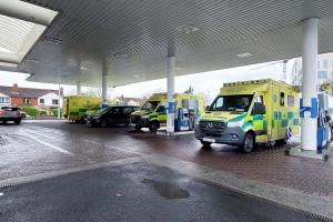 Ambulances queue for fuel at Limerick service station after supply delay