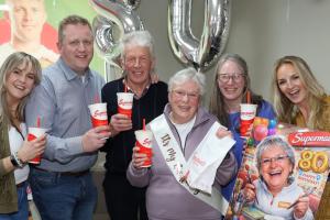 PICTURES: Much-loved Limerick artist has an 80th birthday party with a difference!