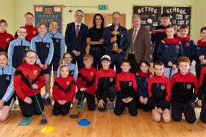 Ryder Cup visits school children in Limerick as preparations for Adare Manor tournament intensify