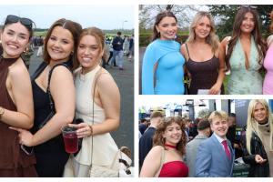 PICTURES: Students dress to impress as thousands pack the stands at Limerick Racecourse