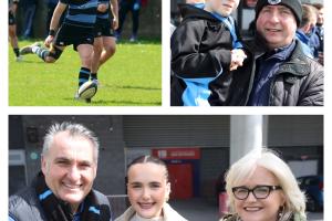 PICTURES: Supporters cheer on Shannon RFC in AIL play-off thriller against Dungannon