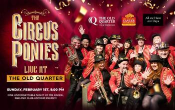 The Circus Ponies take over the Old Quarter this February Bank Holiday