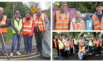 PICTURES: Community clean up event in Limerick Village