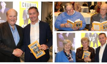 PICTURES: Launch of Charlie vs Garret book by limerick academic Eoin O'Malley