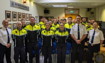 PICTURES: Commissioner Justin Kelly kicks off regional visits with Limerick Garda Division and rugby match
