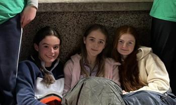 Limerick school's sleep-out raises money and awareness of homelessness