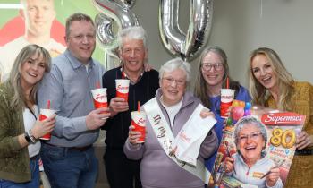 PICTURES: Much-loved Limerick artist has an 80th birthday party with a difference!