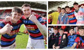 PICTURES: Celebration time for St Munchin's as Limerick school win rugby's Munster Junior Cup