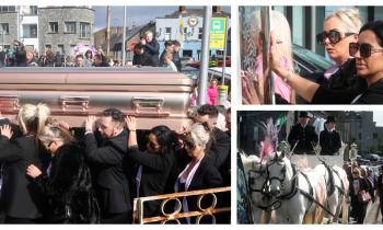 PICTURES: Emotional scenes in Limerick as family and friends say a final farewell to Scarlett Faulkner