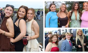 PICTURES: Students dress to impress as thousands pack the stands at Limerick Racecourse