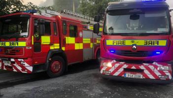 Joint effort puts out County Limerick fire