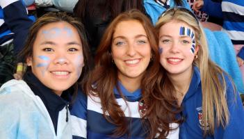 PICTURES: Crescent College supporters cheer on side in Munster Schools Senior Cup clash with CBC
