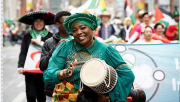 Smiles and cheers all around at St Patrick's Day parade in Limerick City
