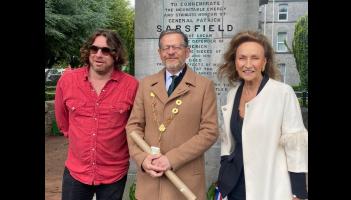 My Week with Celia Holman Lee: Sarsfield statue sparkles again!