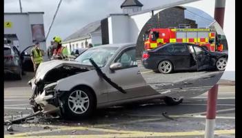Emergency services attend collision in Limerick city