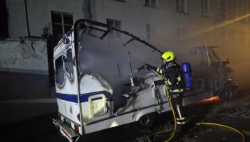 ‘Reckless in the extreme’: Gardai probe camper van torched in middle of Limerick town
