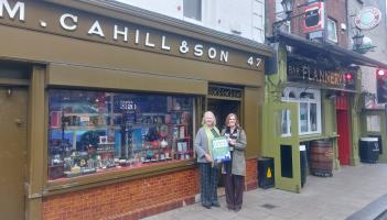 Historic shop in Limerick city centre wins bi-monthly Tidy Towns award
