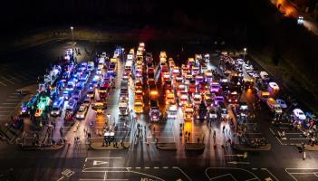 PICTURES: Limerick lit up in spectacular fashion for Blue Light charity run